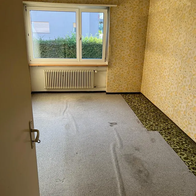 Wohnung vor Sanierung und Renovierung 