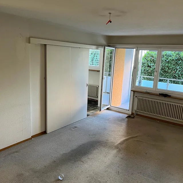 Wohnung vor Sanierung und Renovierung 